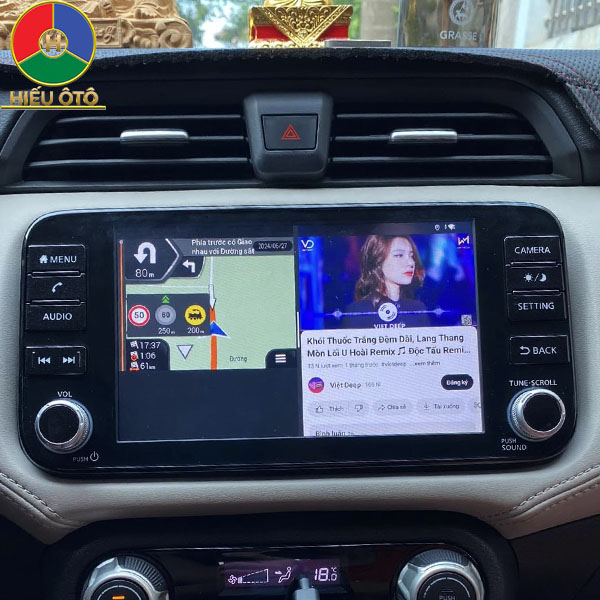 Android Box Ô Tô Nissan Almera 