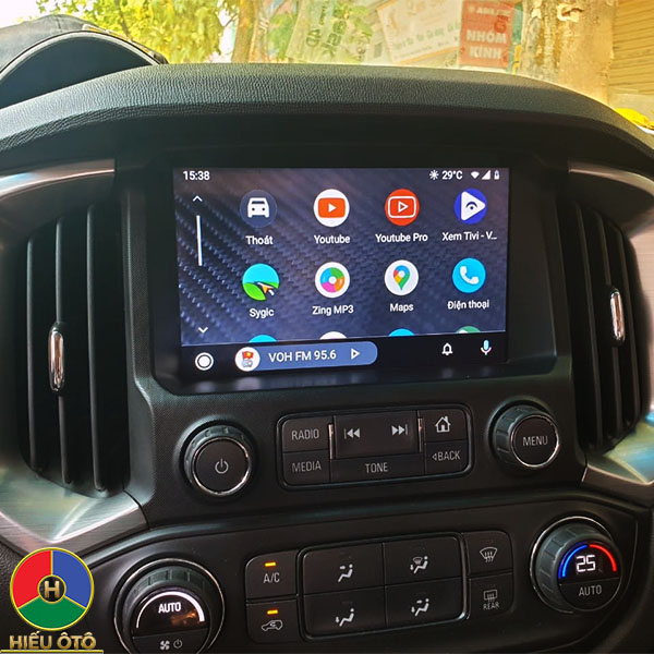 Android Box Ô Tô chevrolet Colorado 