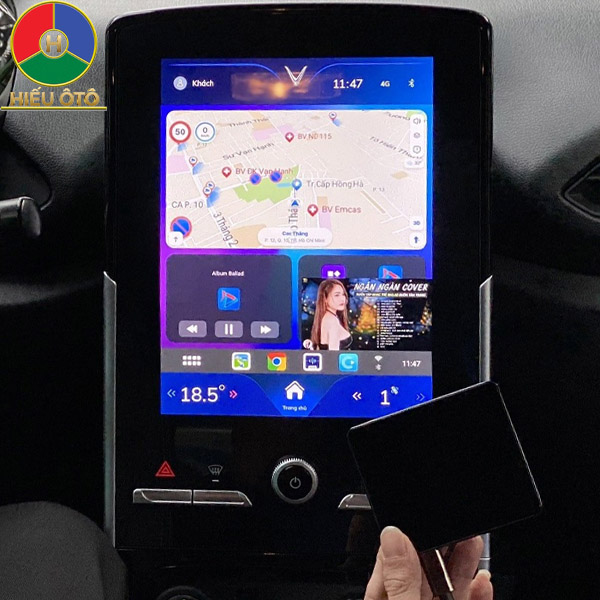 Android Box Ô tô Vinfast VFe34 Chính Hãng