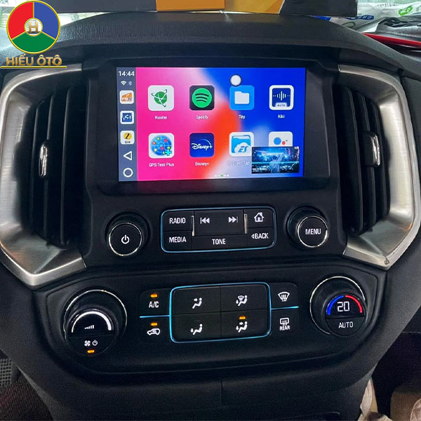Android Box Ô Tô chevrolet Colorado 