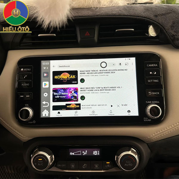 Android Box Ô Tô Nissan Almera 
