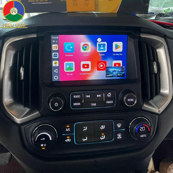 Android Box Ô Tô chevrolet Colorado 
