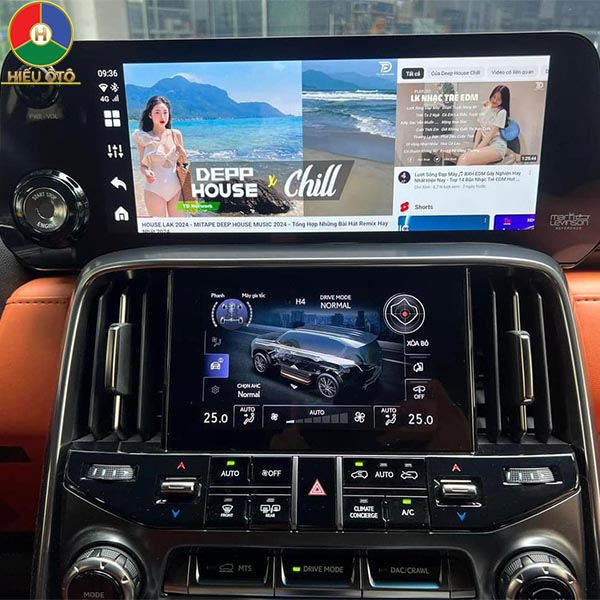 Android Box Ô Tô Lexus LX600 