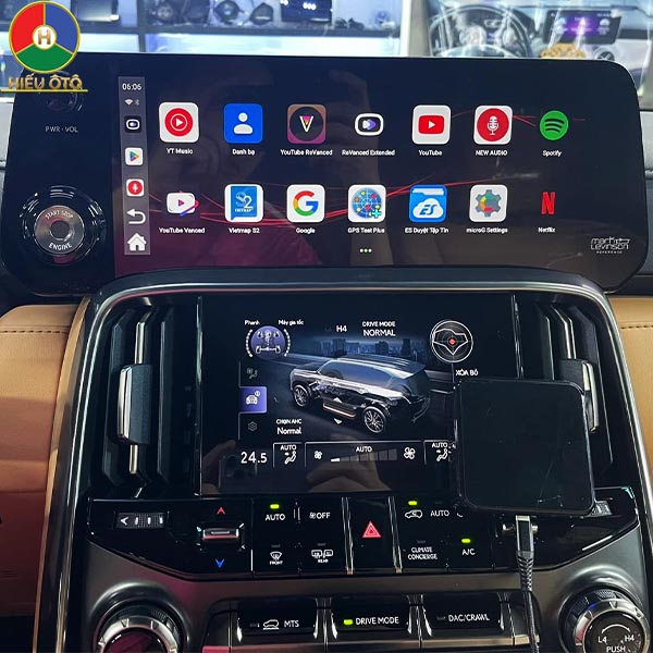 Android Box Ô Tô Lexus LX600 