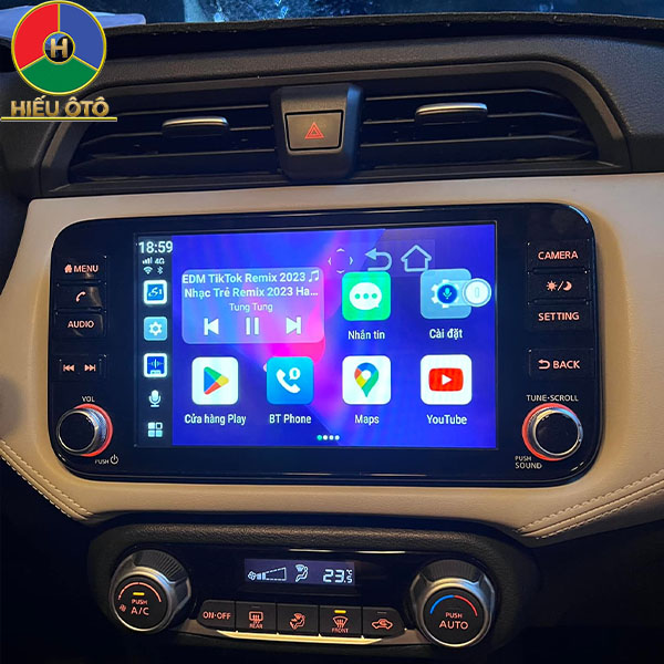 Android Box Ô Tô Nissan Almera 