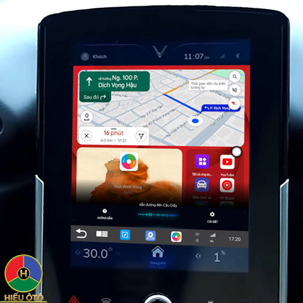 Android Box Ô tô Vinfast VFe34 Chính Hãng