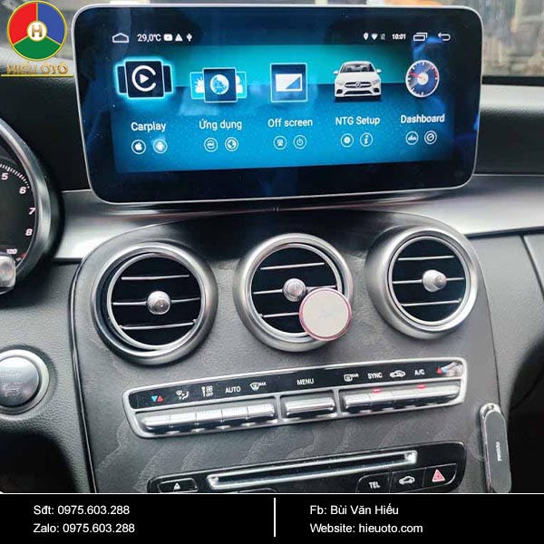 Màn Hình Android Xe Mercedes C200 