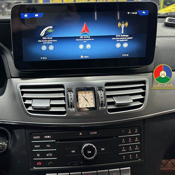 Màn Hình Android Xe Mercedes E400 Chính Hãng 