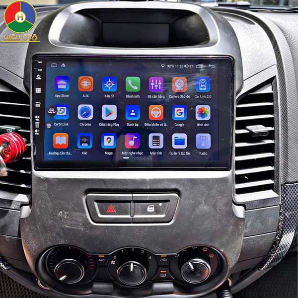 Màn Hình Android Xe Ford Ranger 