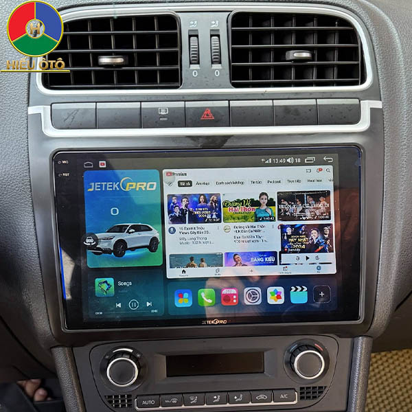 Màn Hình DVD Android Ô Tô Volkswagen Polo Chính Hãng