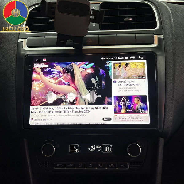 Màn Hình DVD Android Ô Tô Volkswagen Polo Chính Hãng