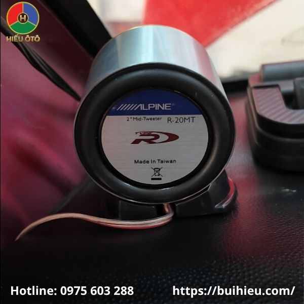 Loa Mid - Treble Ô Tô Alpine R-20MT: Nâng Cấp Âm Thanh Đỉnh Cao