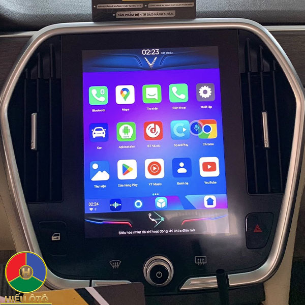 android auto box ô tô vinfast lux sa 