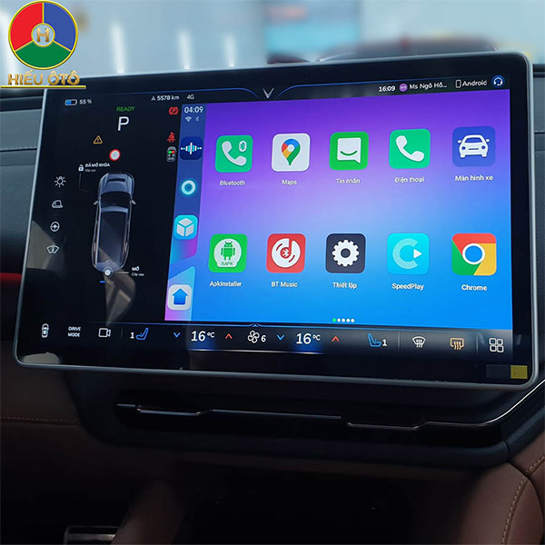 android auto box ô tô vinfast vf9