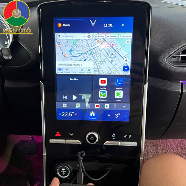 android auto box ô tô vinfast vfe34 
