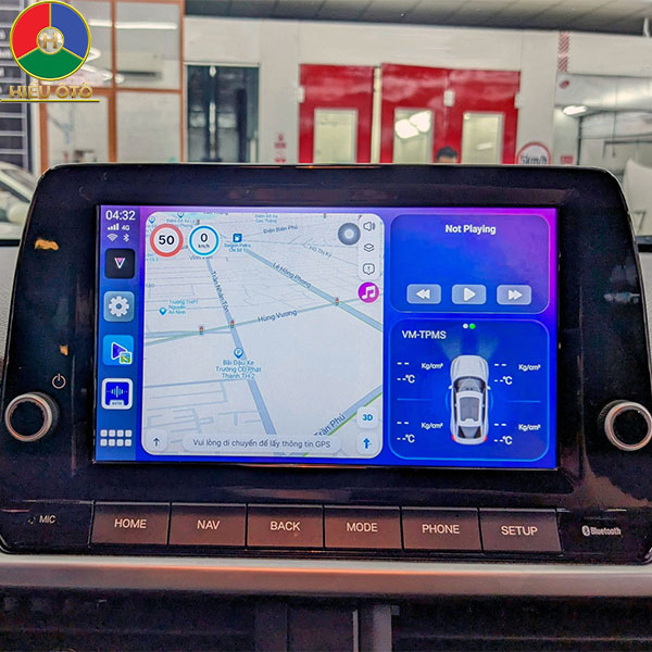 android auto box xe ô tô kia morning 2022