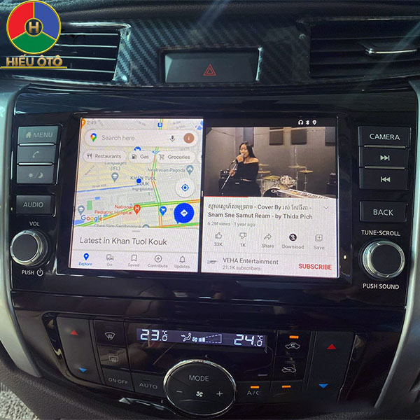 android auto box xe ô tô nissan terra
