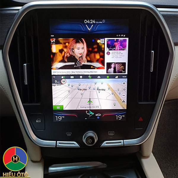 android auto box xe ô tô vinfast lux sa chính hãng 