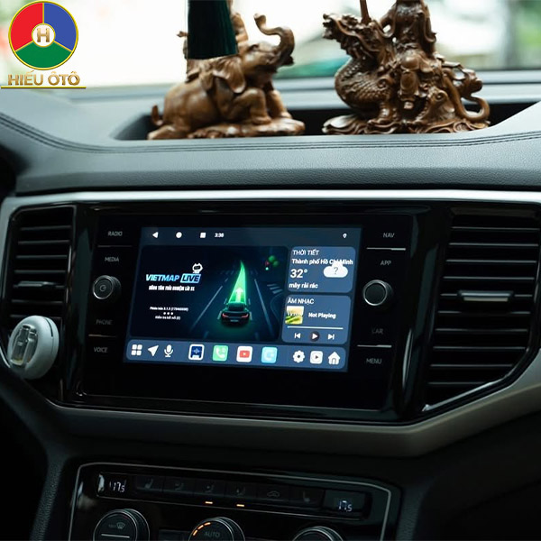 android auto box xe ô tô volkswagen teramont 2018, 2019, 2020