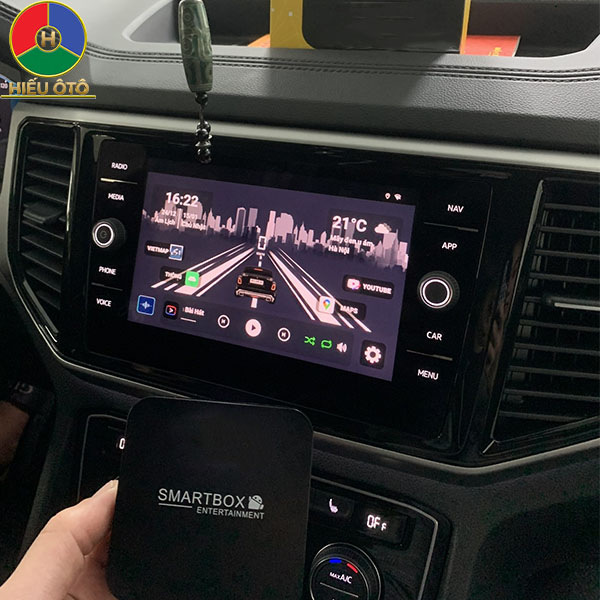 android auto box xe ô tô volkswagen teramont 