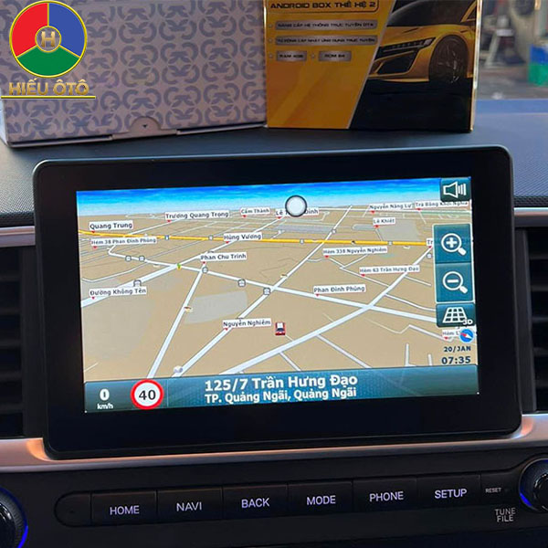 android box xe ô tô hyundai venue chính hãng