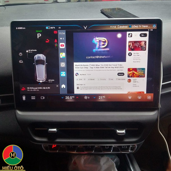 android box xe ô tô vinfast vf7 chính hãng 
