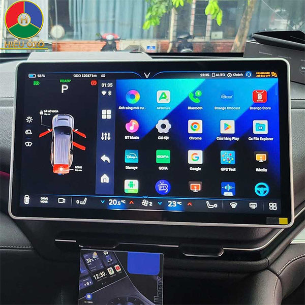 android box xe ô tô vinfast vf9 