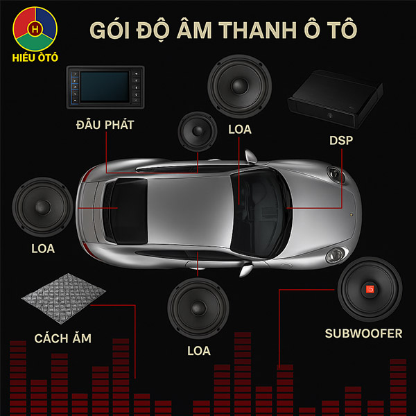 các gói độ âm thanh xe ô tô