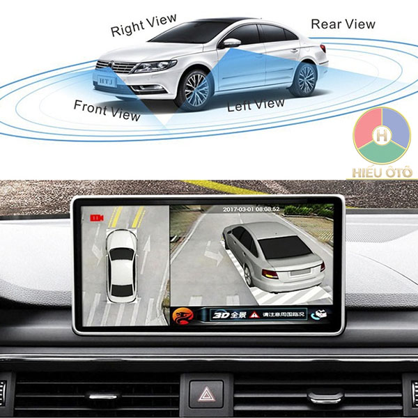 camera 360 giúp đỗ xe thuận tiện