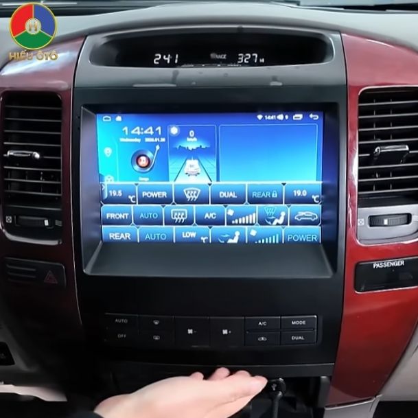 Canbus giúp đồng bộ điều hòa lên màn hình android 