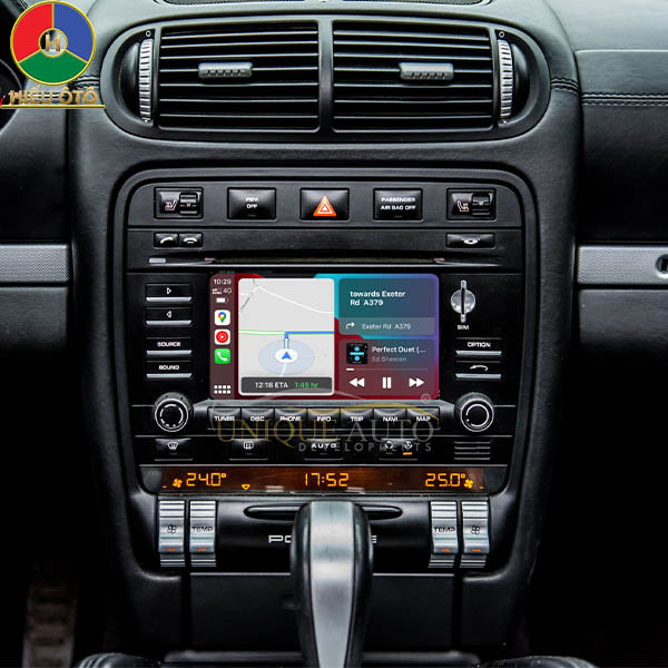 carplay box xe ô tô porsche cayenne 