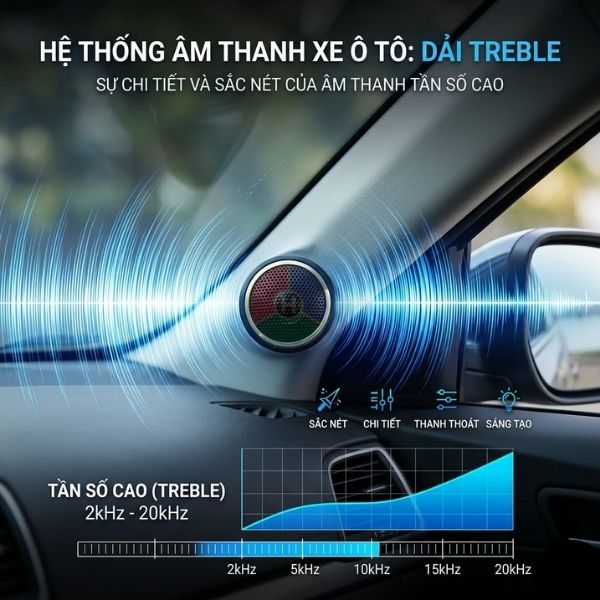 Vai trò của dải Treble trong hệ thống âm thanh 