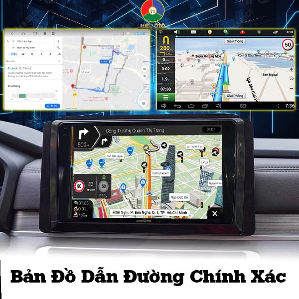 dẫn đường nhanh chóng, chính xác 