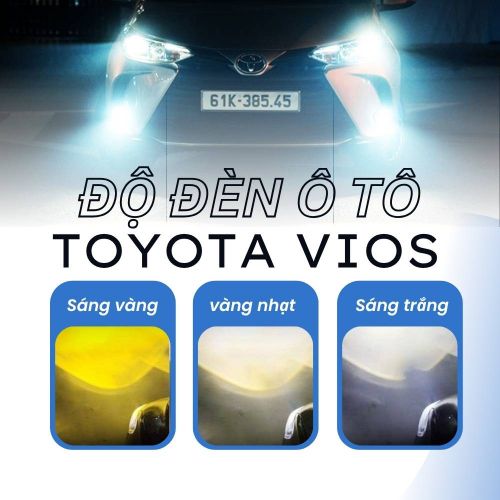 Độ Đèn Ô Tô Toyota Vios Chuyên Nghiệp Tại Hiếu Ô Tô – Sáng Đẹp, Chuẩn