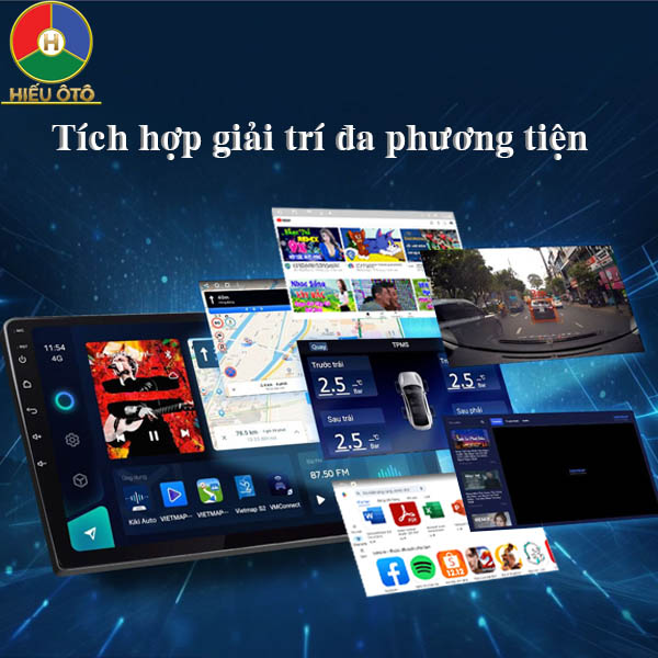 giải trí đa phương tiện trên màn hình android 