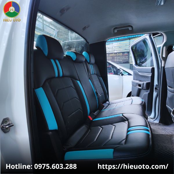 Bọc ghế da Ford Ranger phối màu theo yêu cầu