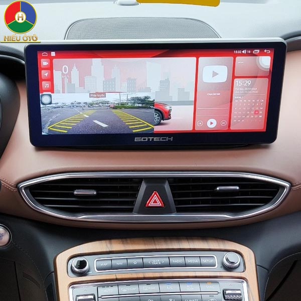 màn hình android 12.3 inch xe hyundai santafe 2018, 2019, 2020, 2021, 2022, 2023