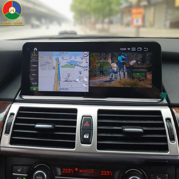 màn hình android 12.3inch xe bmw x 5