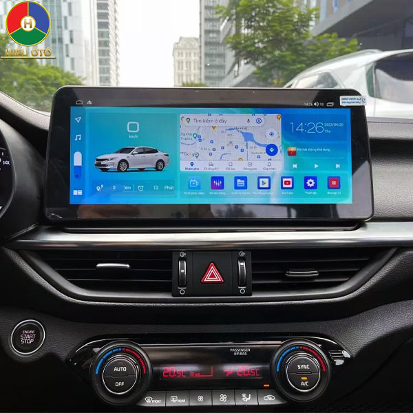 màn hình android 12.3inch xe kia cerato