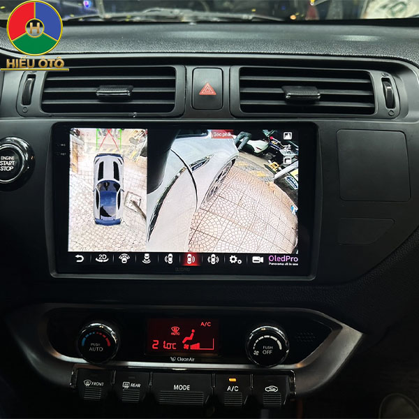 màn hình android 360 xe ô tô kia rio 