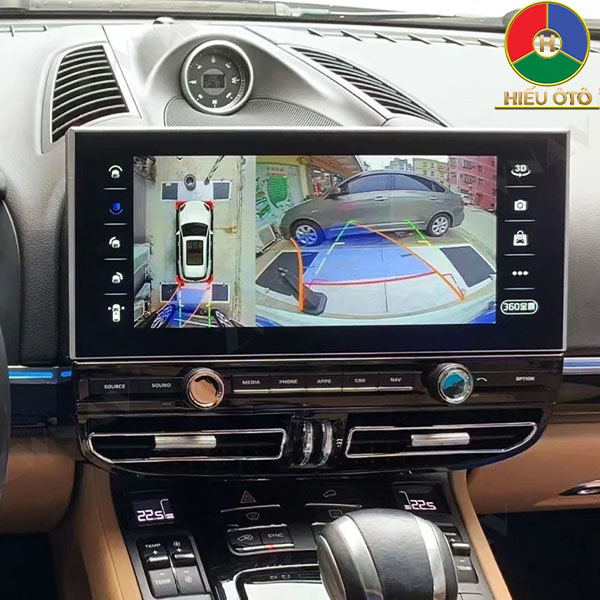 màn hình android 360 xe ô tô Porsche Cayenne
