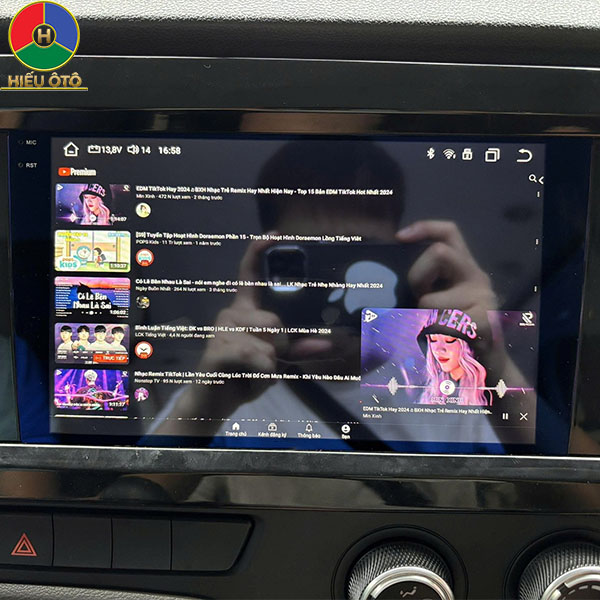 màn hình android 9.5 inch xe ô tô ford transit 