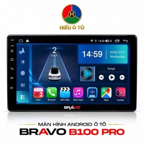 Màn Hình Android Bravo B100 Pro Chính Hãng: Đánh Giá Thực Tế & Lắp Đặt Tại Hiếu Ô Tô