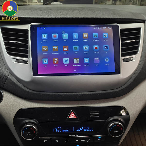 màn hình android hyundai tucson 2015, 2016, 2017, 2018