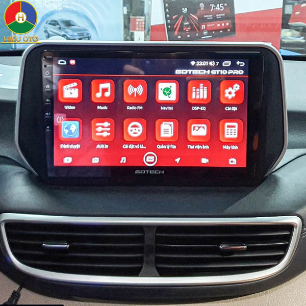 màn hình android hyundai tucson 2019, 2020, 2021, 2022, 2023