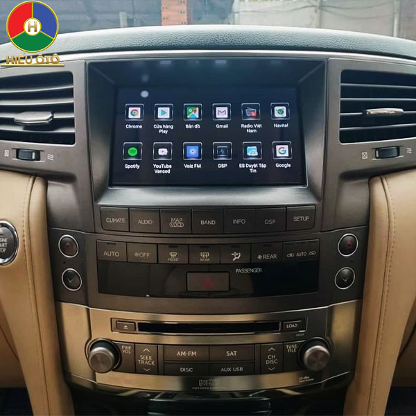 màn hình android 9 inch xe lexus lx570