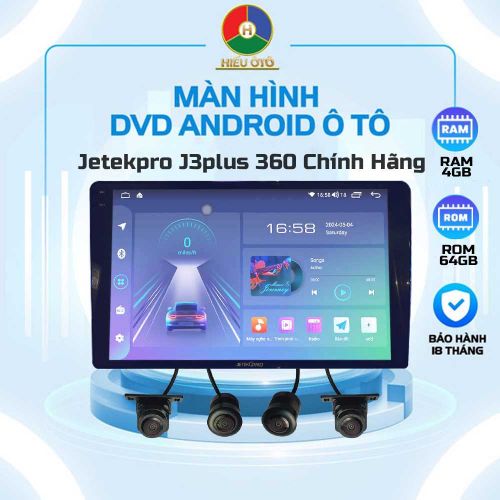 Màn hình Android Jetekpro J3plus 360 Chính Hãng, Giá Hợp Lý 