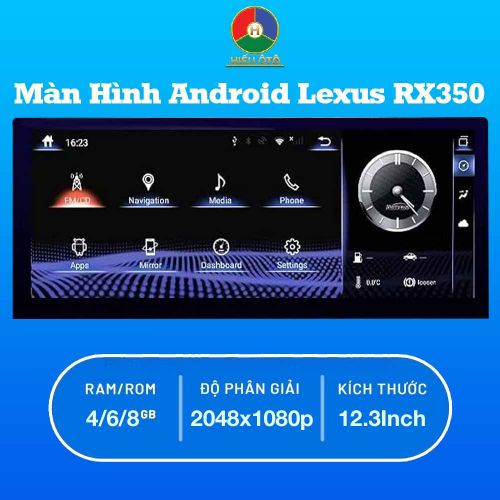 Màn Hình Android Ô Tô Lexus RX350 Chất Lượng, Giá Hợp Lý 