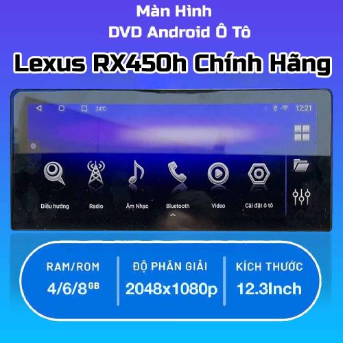 Màn Hình Android Lexus RX450h