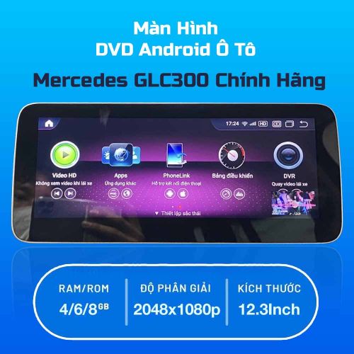 Màn Hình Android Ô Tô Mercedes GLC300 Chính Hãng, Giá Ưu Đãi 2024